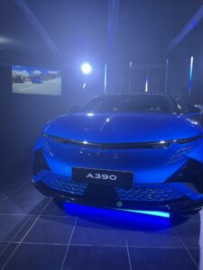 lancement alpine avec lumière