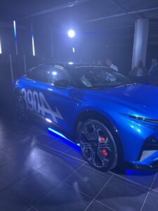 lancement alpine de côté