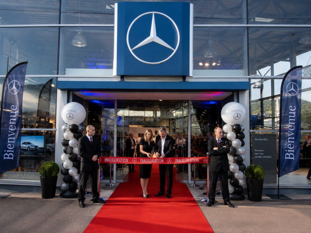 inauguration concession mercedes gsa évènements rouen
